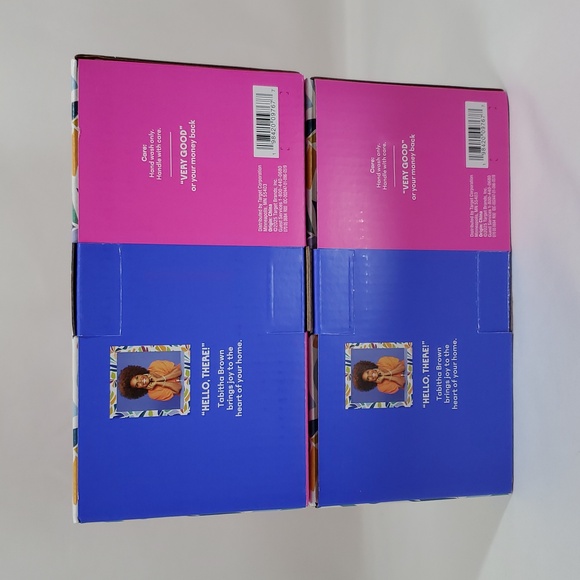 Tabitha Brown X Target Enamanked Metal Tumblers ~ Green Blue ~ Set Of 2 - Picture 10 of 12